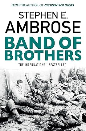 All three Stephen E. Ambrose paperbacks - D-Day, Band of Brothers, and Pegasus Bridge - fanned out to show individual spines and covers