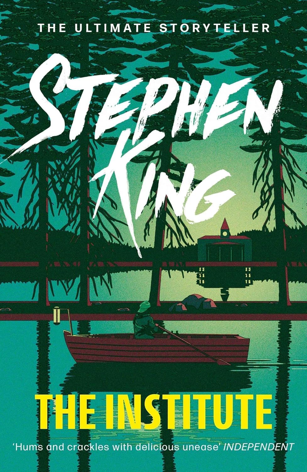 Stephen King 2-book paperback collection set — full 2-book paperback set against a plain neutral background, featuring The Green Mile and The Institute.