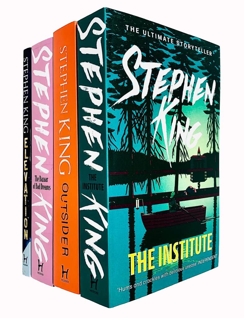 Stephen King 4 Books Collection Set in hardback, all four covers stacked and visible.