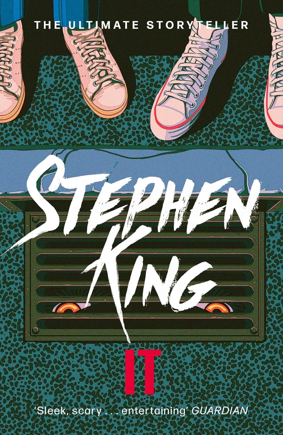 Side-by-side comparison of the paperback thickness of all five Stephen King Classic Collection novels.