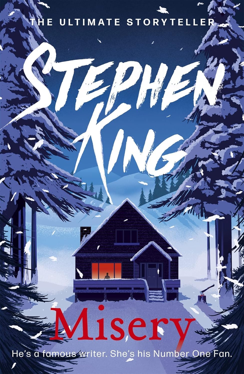 Full lineup of the Stephen King Classic Collection 5-book paperback set displayed together on a shelf.