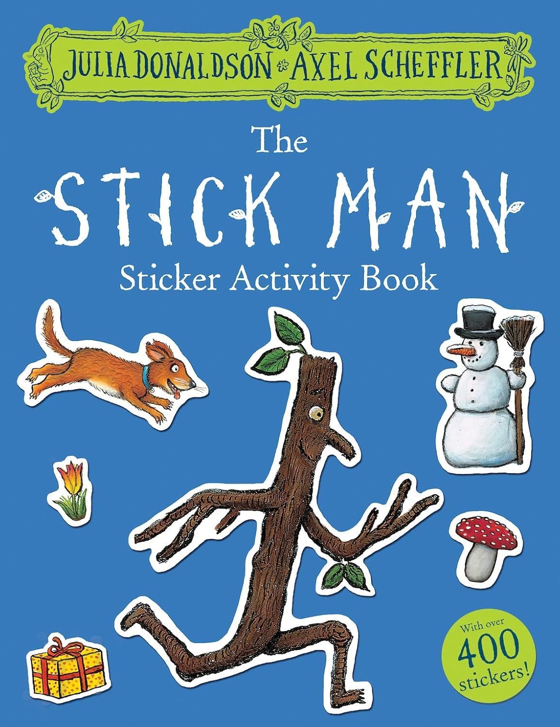 Stick Man and Friends Outdoor Activity Book paperback cover featuring outdoor nature activities