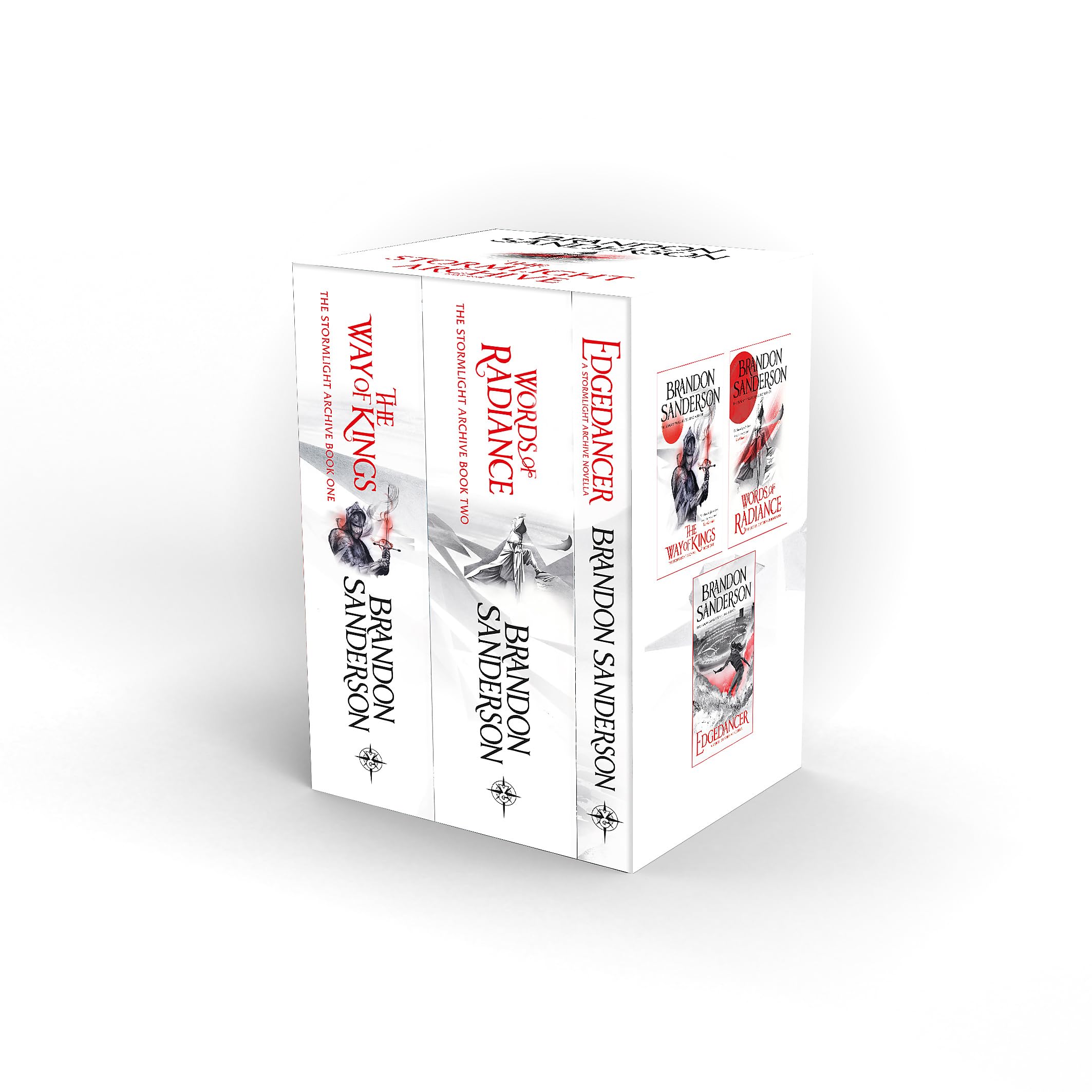 The Stormlight Archive Boxed Set Part One by Brandon Sanderson, paperback 3-book collection front cover