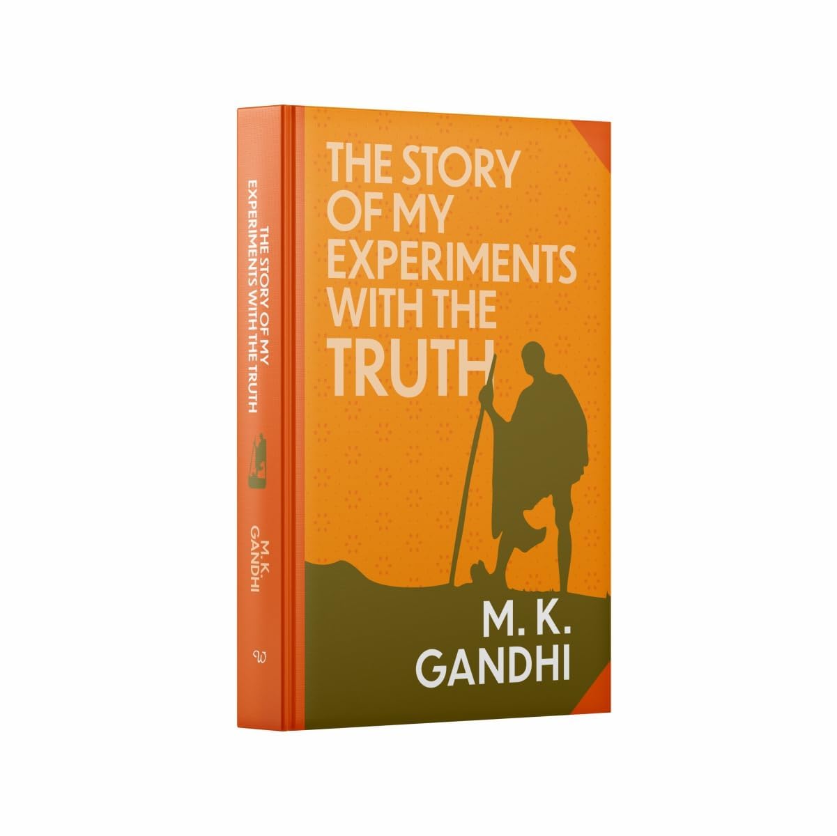 Back cover of the Wilco deluxe hardback edition of The Story of My Experiments with Truth showing blurb and ISBN