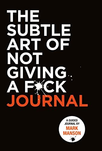 The Subtle Art of Not Giving a F*ck Journal paperback front cover from the 4-book collection set