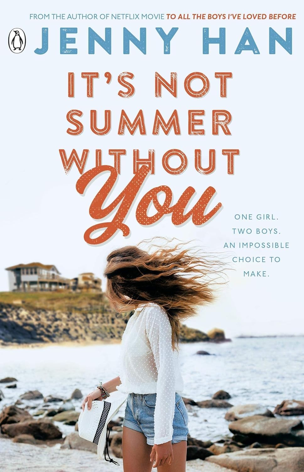 Close-up of The Summer I Turned Pretty trilogy paperback covers by Jenny Han