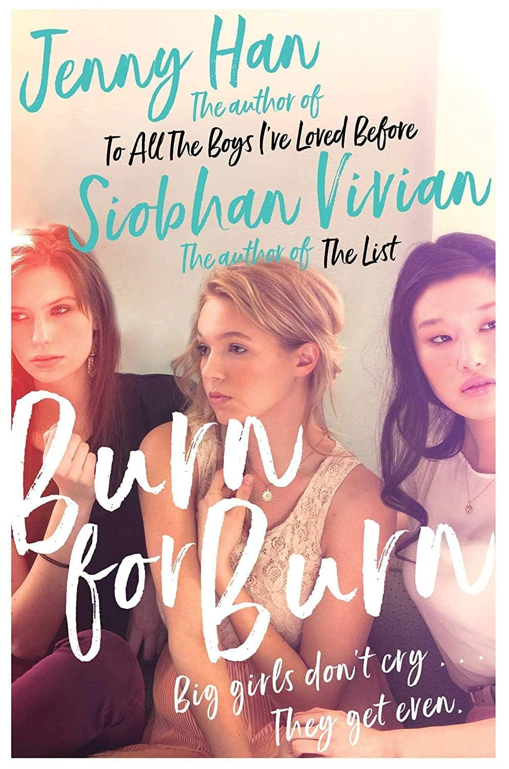 Back cover synopsis of the Summer I Turned Pretty and Burn for Burn young adult paperback set
