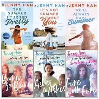 Summer I Turned Pretty & Burn for Burn 6 Books Collection Set by Jenny Han - front cover of the paperback box set
