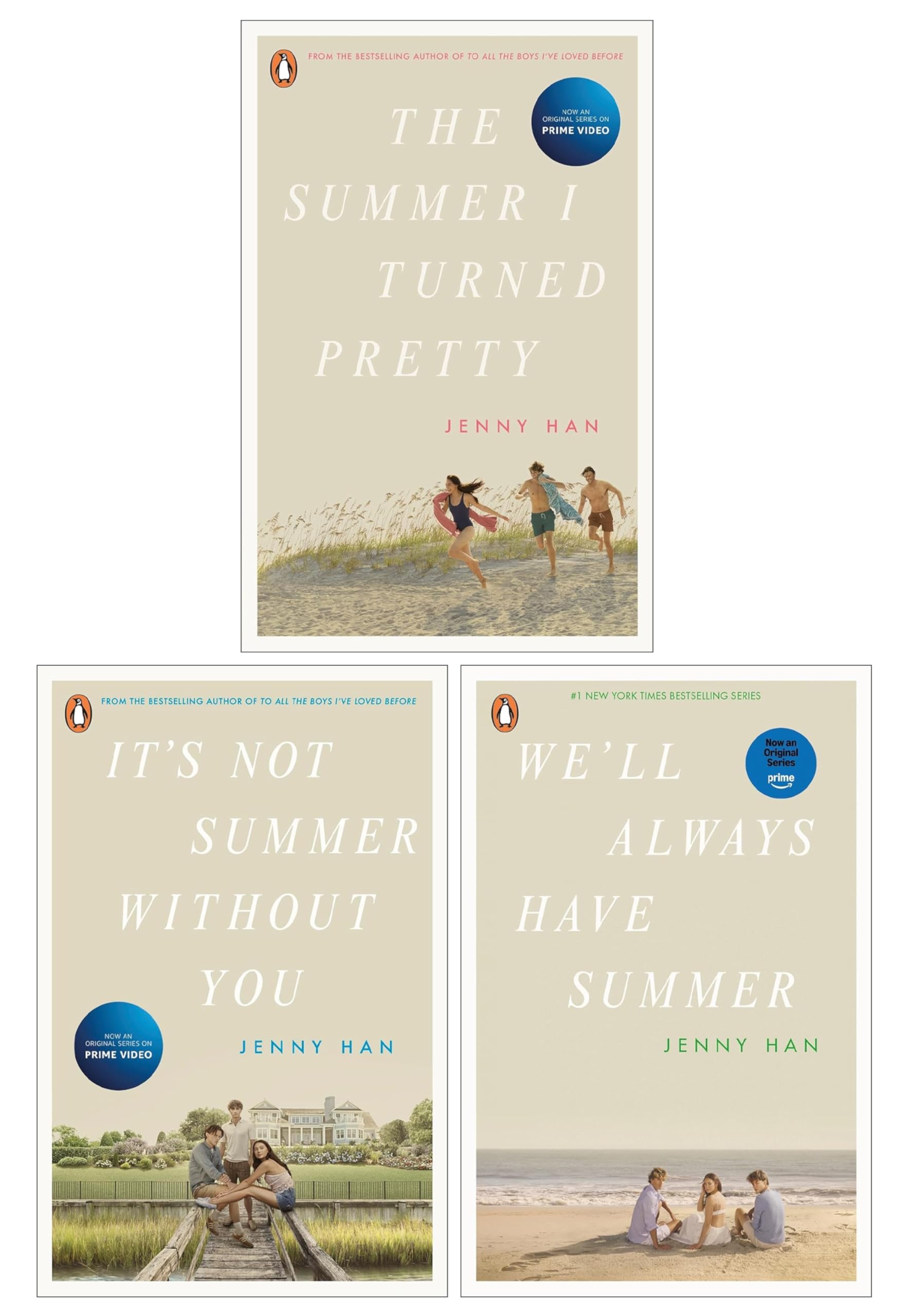 The Summer I Turned Pretty by Jenny Han 3 books collection set paperback front covers