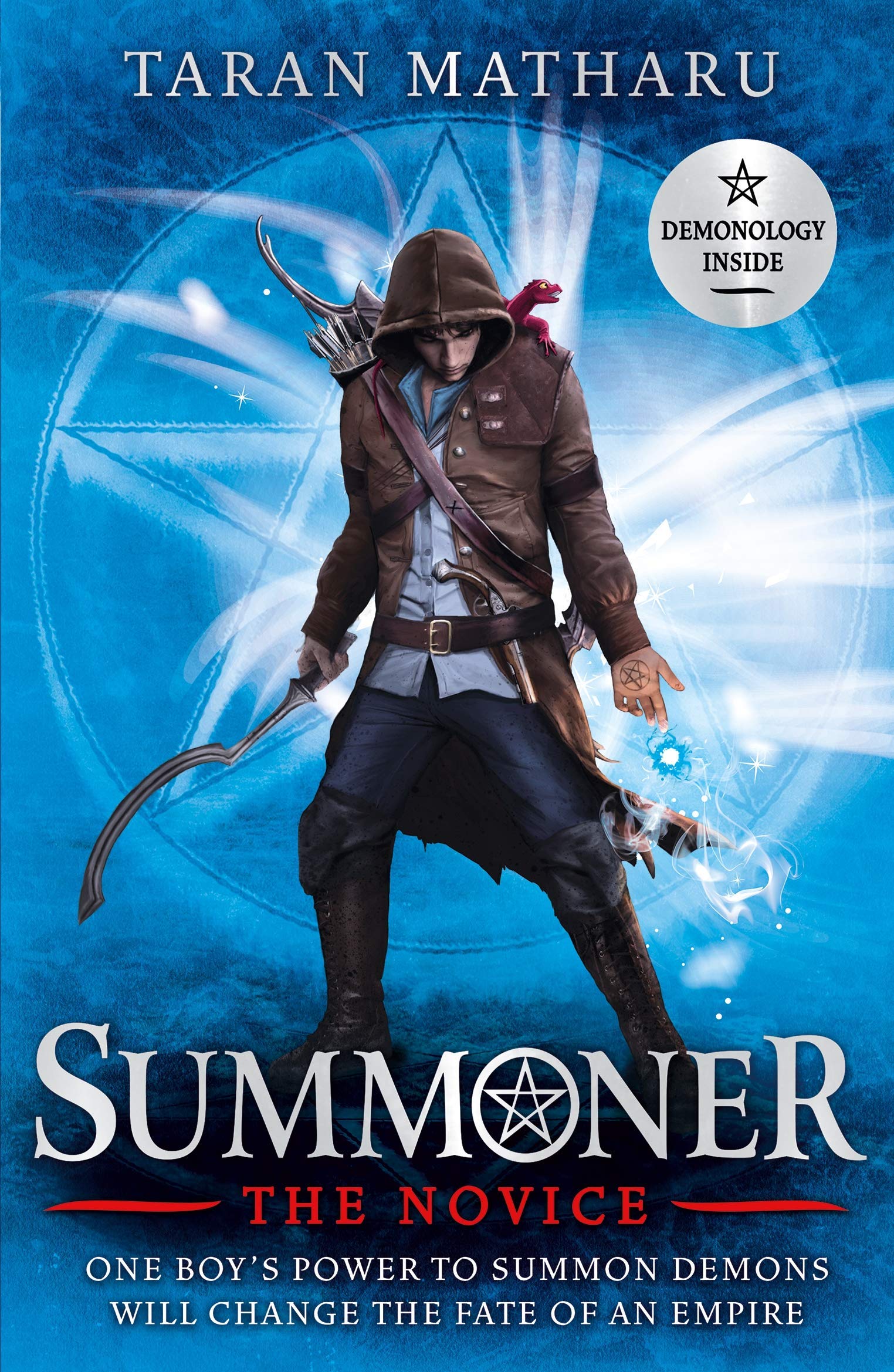 Summoner Series 4-book paperback box set by Taran Matharu, angled view showing the set's spine and box design