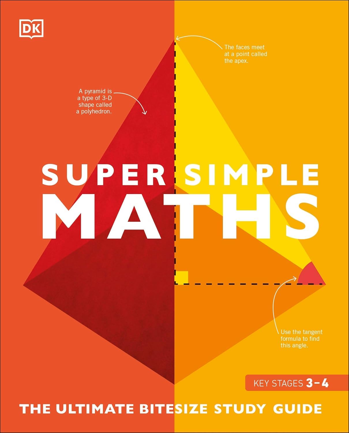 Close-up of the Super Simple paperback study guides by DK fanned out to show bright, colorful cover designs.