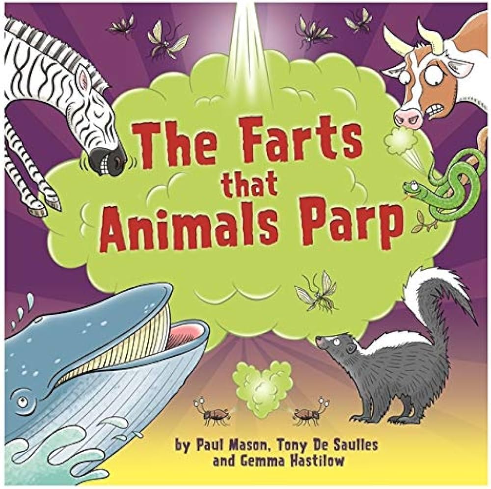 The Farts that Animals Parp paperback cover from the Superpoop 10 book set