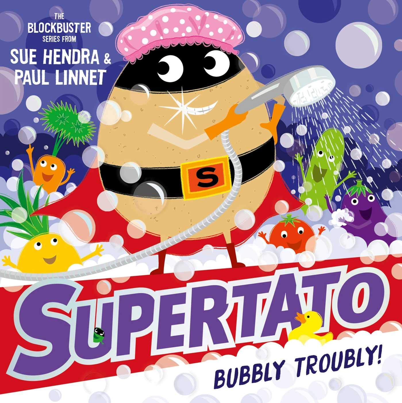 Supertato: Bubbly Troubly paperback cover from the 5 books collection set