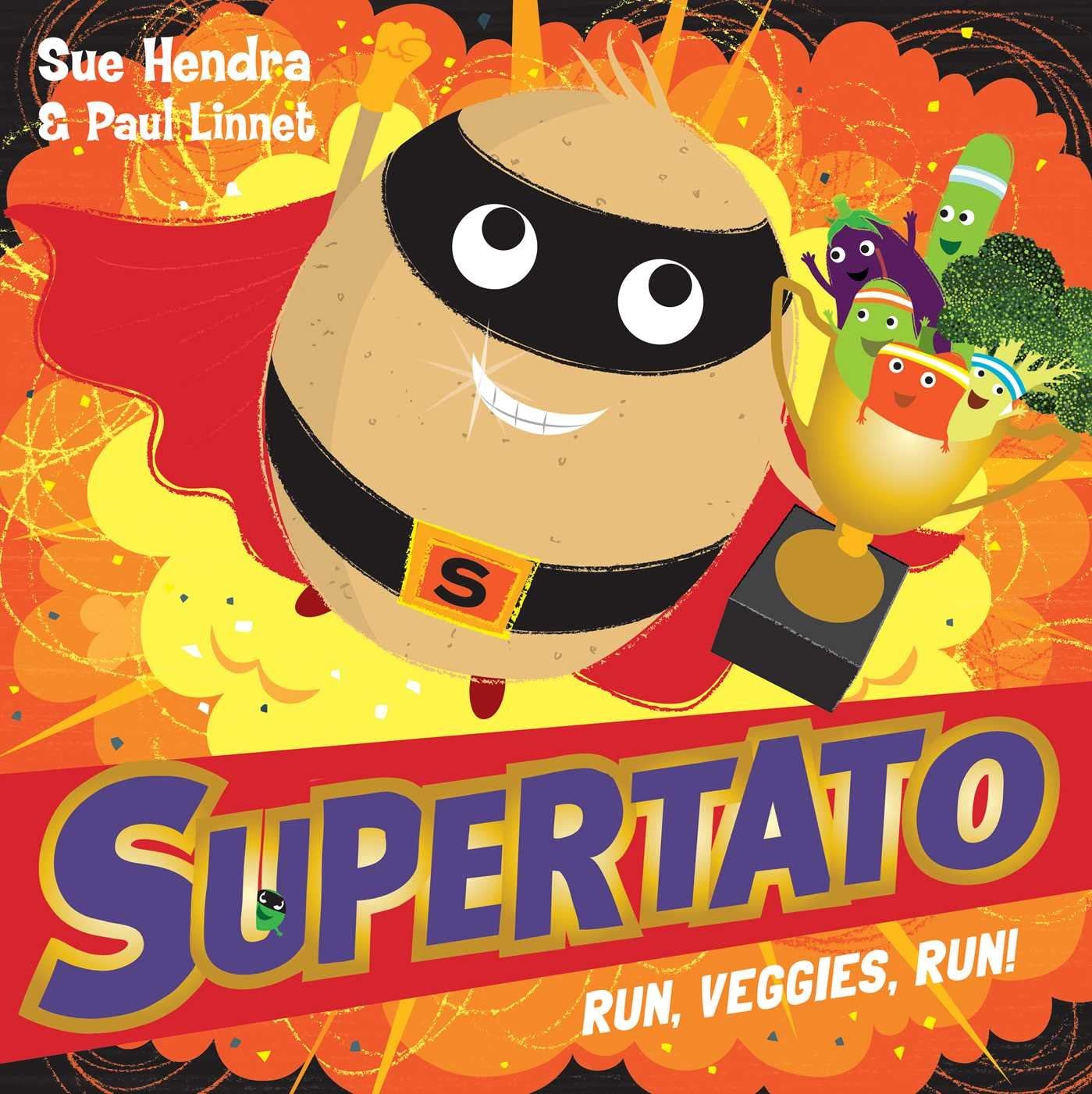 Supertato: Run Veggies Run! and Veggies Assemble paperback covers shown together