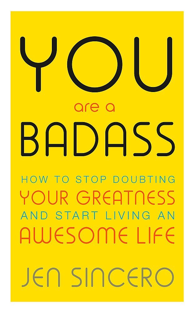 You Are a Badass by Jen Sincero, paperback front cover close-up