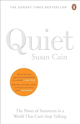 Close-up of the Susan Cain 3 book paperback set fanned out together showing all three cover designs