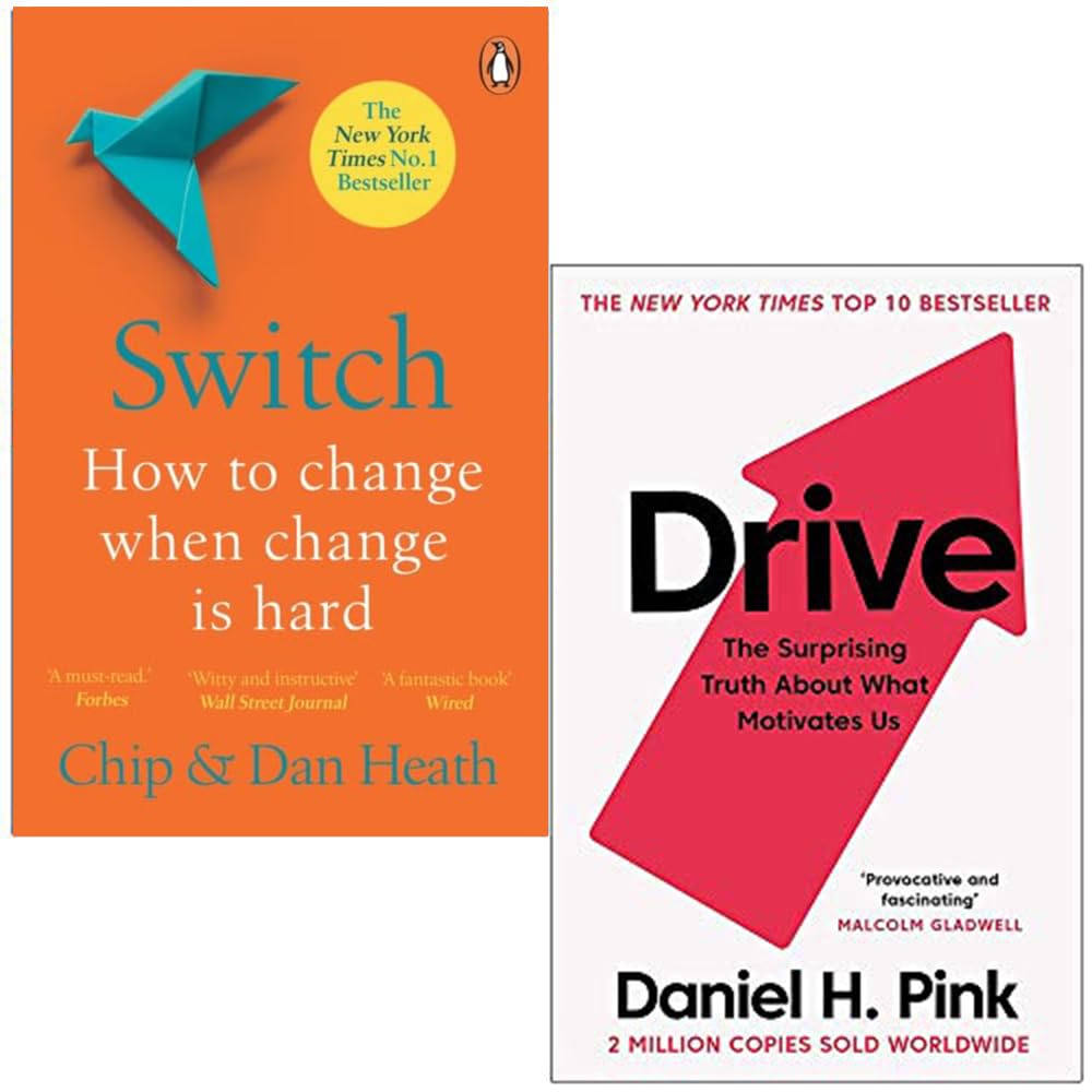 Full Switch and Drive 2-book paperback collection set fanned out to display both front covers together.
