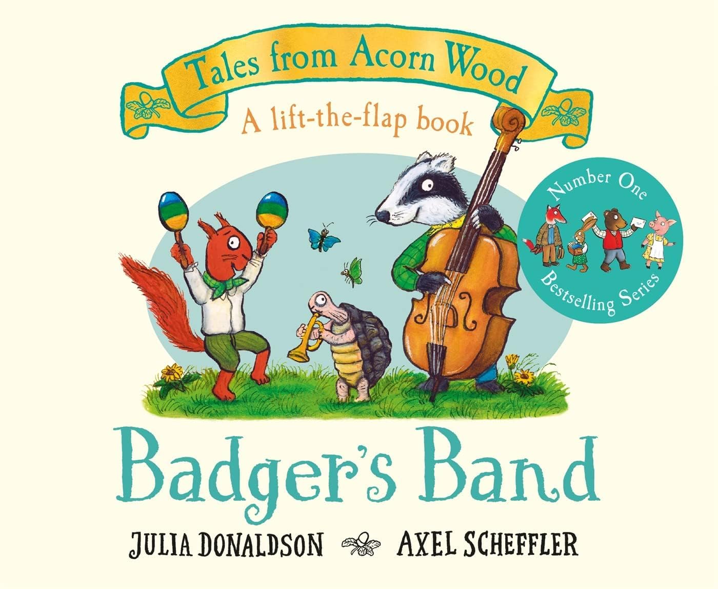 close-up of the sturdy board book pages and rounded corners in the set