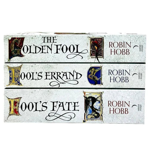 Inside page spread from one of the paperback books in The Tawny Man Trilogy by Robin Hobb