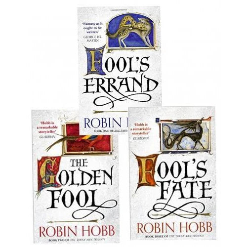 Stacked view of The Tawny Man Trilogy paperback collection set by Robin Hobb