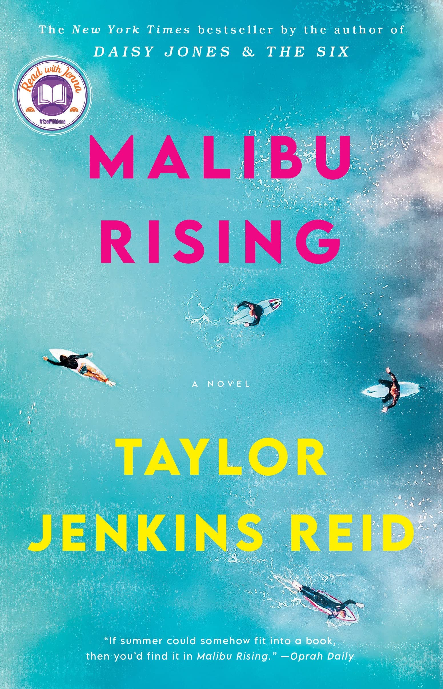 Malibu Rising by Taylor Jenkins Reid paperback front cover