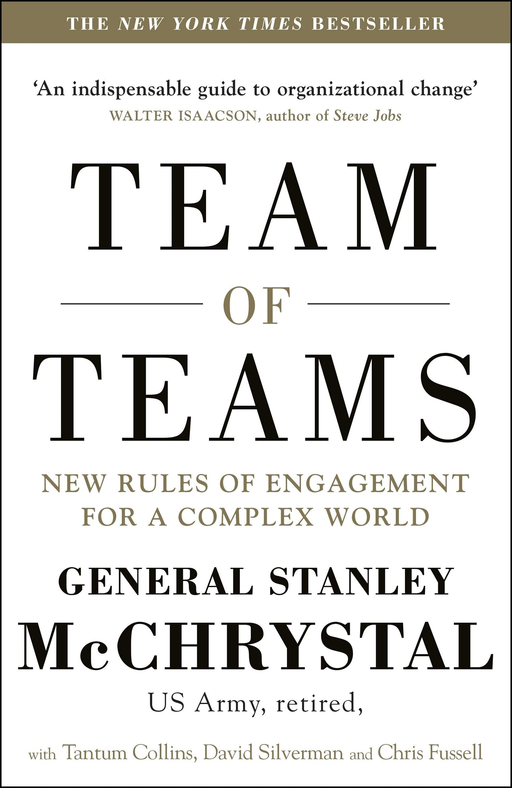 Back covers with synopsis text for the Team of Teams and Never Split the Difference paperback collection set