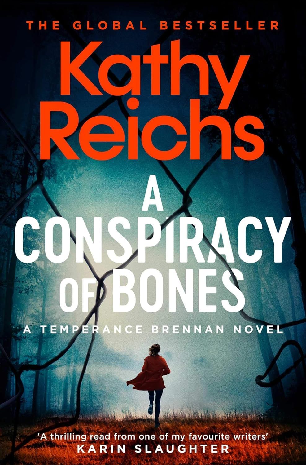 The Bone Code paperback by Kathy Reichs - front cover, part of the Temperance Brennan 3 book set