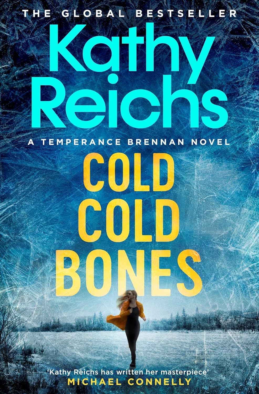 All three Temperance Brennan paperbacks by Kathy Reichs shown together - A Conspiracy of Bones, The Bone Code, and Cold Cold Bones