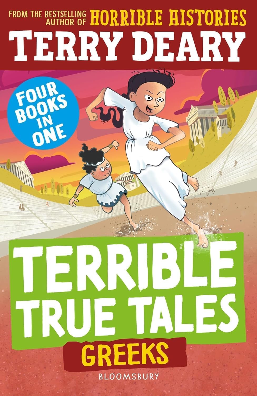 Terrible True Tales: Romans (4 Books in 1) paperback cover from the Terry Deary history set