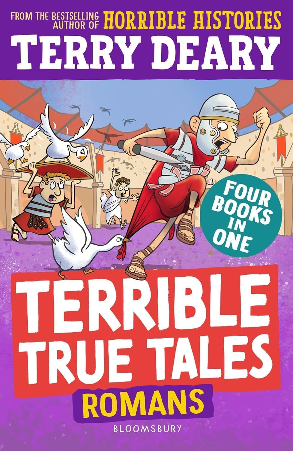Terrible True Tales: Egyptians (4 Books in 1) paperback cover from the Terry Deary history set