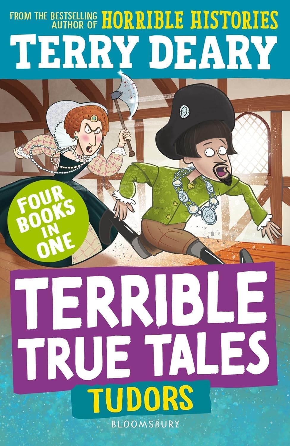 Terrible True Tales: Greeks (4 Books in 1) paperback cover from the Terry Deary history set