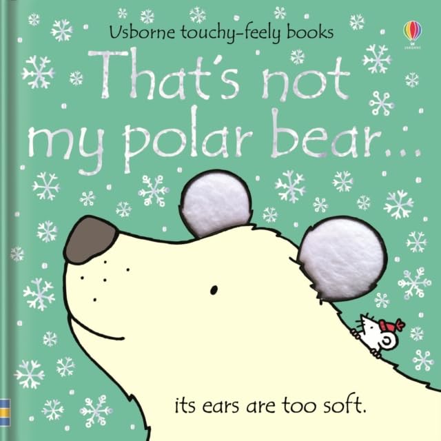 That's Not My Santa board book - inside touchy-feely page spread with textured Santa illustration