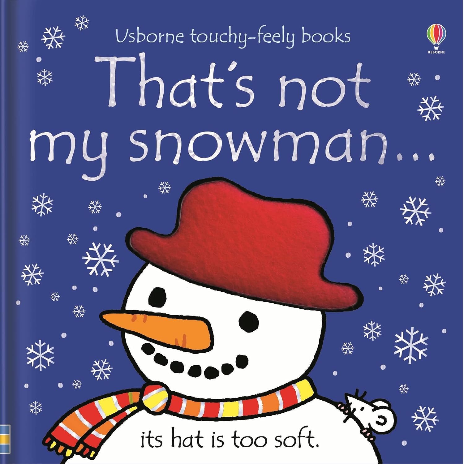 That's Not My Penguin board book - inside page featuring a scratchy penguin scarf texture