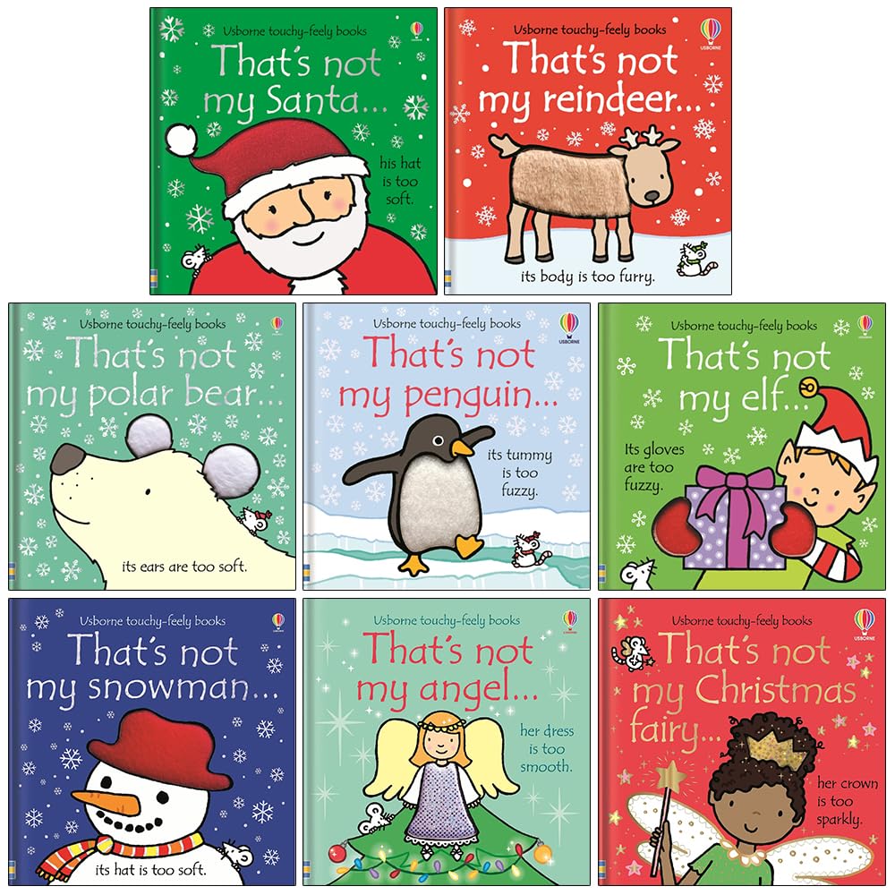 That's Not My... Christmas Collection 8 Books Set by Fiona Watt - front cover of the board book box set