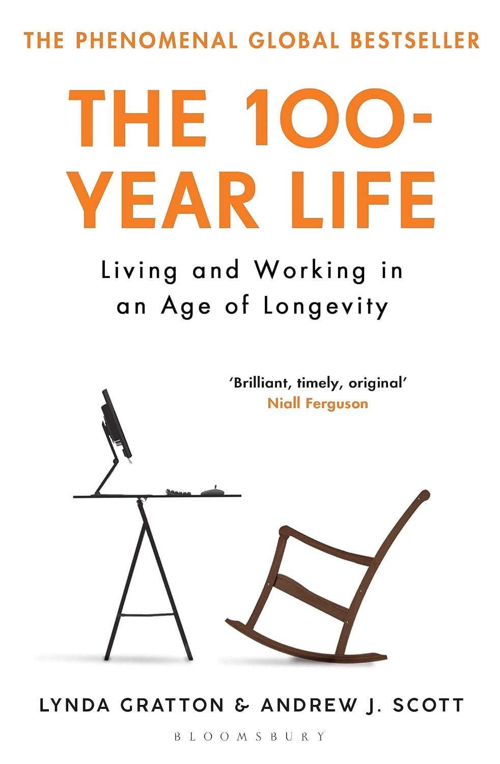 Living the 100-Year Life by Lynda Gratton - front cover of hardcover companion book on building a lasting career