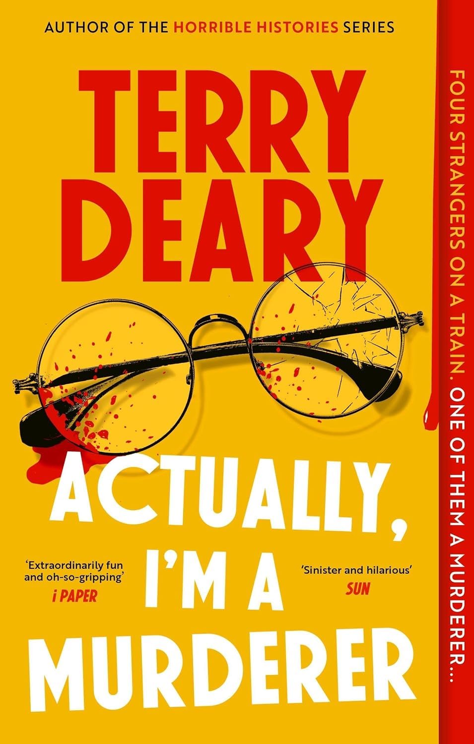 Front cover of Actually, I'm a Corpse by Terry Deary, second paperback in The Actually Murders series