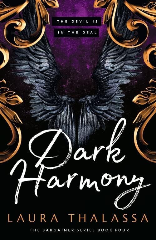 Dark Harmony by Laura Thalassa - front cover of The Bargainer Book 4 paperback
