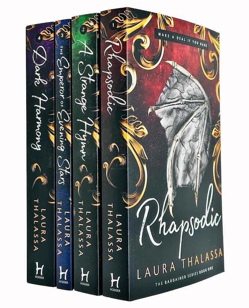 The Bargainer Series 4 Books Collection Set by Laura Thalassa - front cover of the paperback box set
