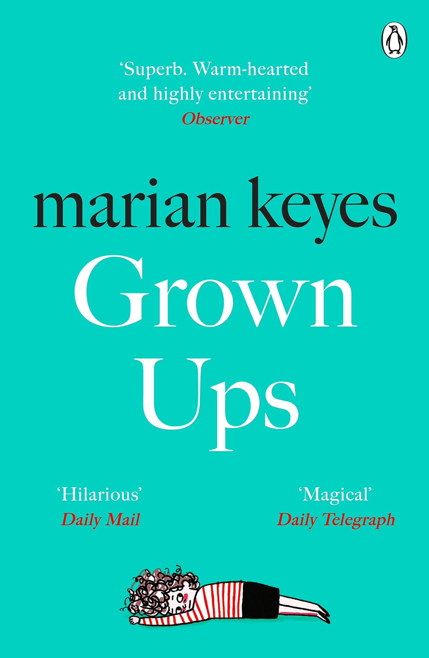 Back cover synopsis of Grown Ups by Marian Keyes paperback edition