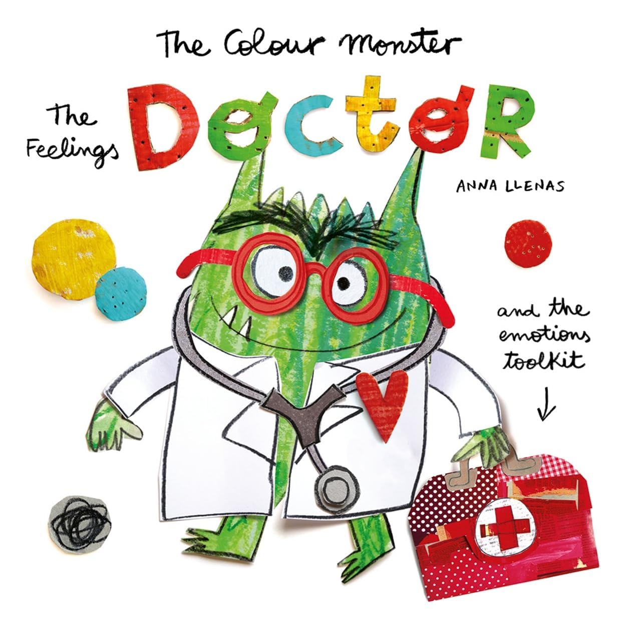 The Colour Monster Pop-Up book by Anna Llenas - front cover of the interactive pop-up edition