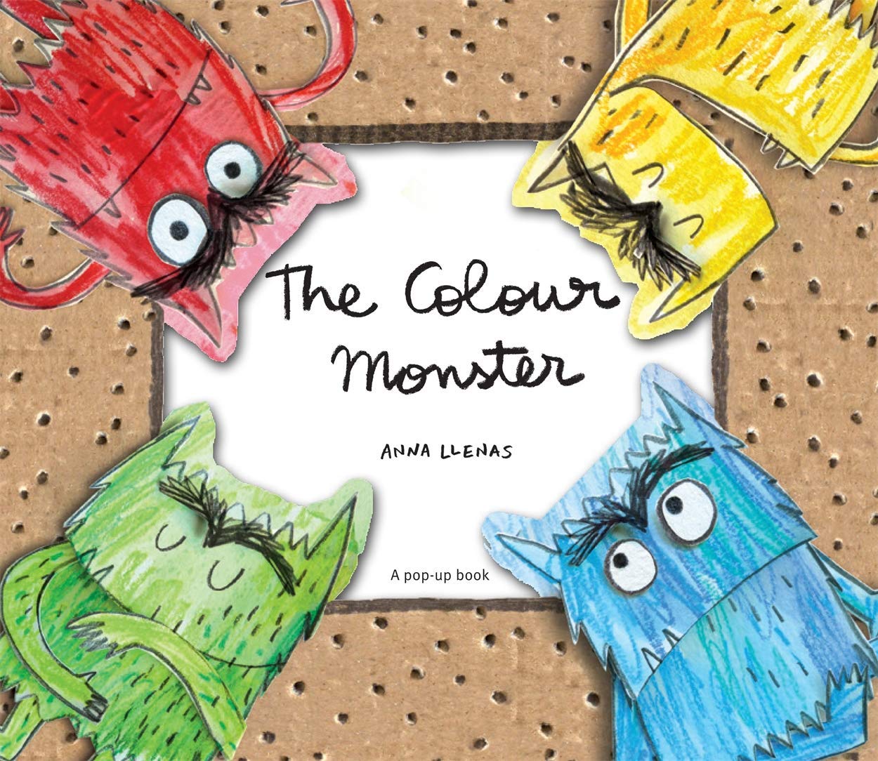 The Colour Monster: A Colour Activity Book by Anna Llenas - front cover of the activity and coloring book