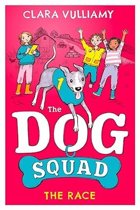 Inside page spread from The Dog Squad showing Clara Vulliamy's illustrated chapter book artwork