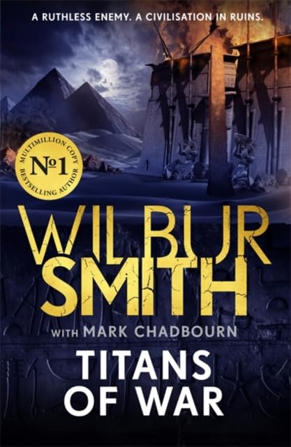 House of Two Pharaohs paperback cover, book 10 in Wilbur Smith's Egyptian Series