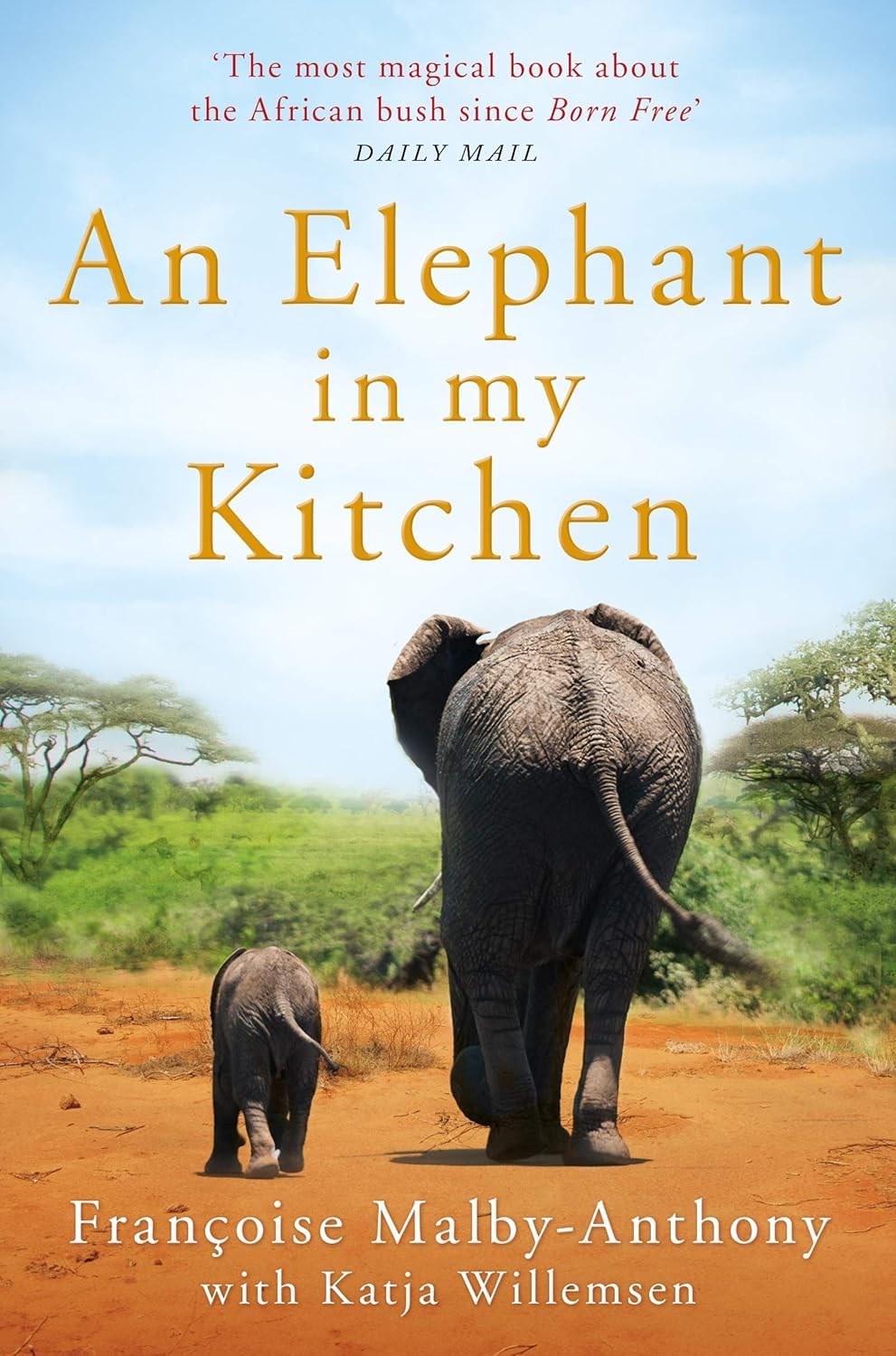 Close-up of The Last Rhinos and The Elephants of Thula Thula paperback cover artwork