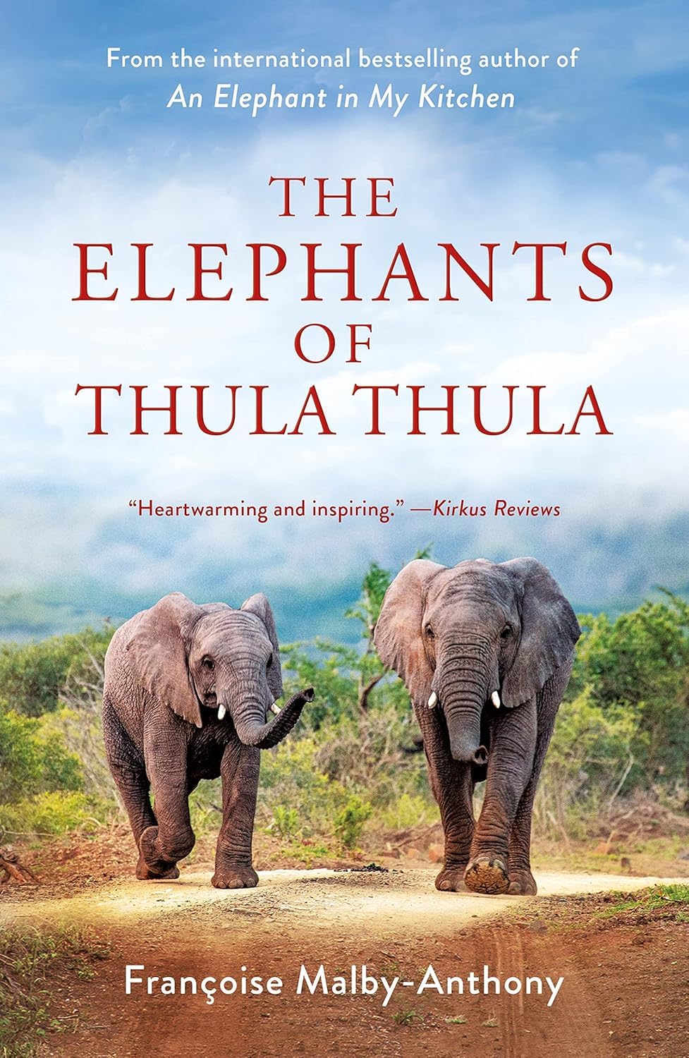 All four books in the Thula Thula wildlife memoir collection fanned out to show full title lineup