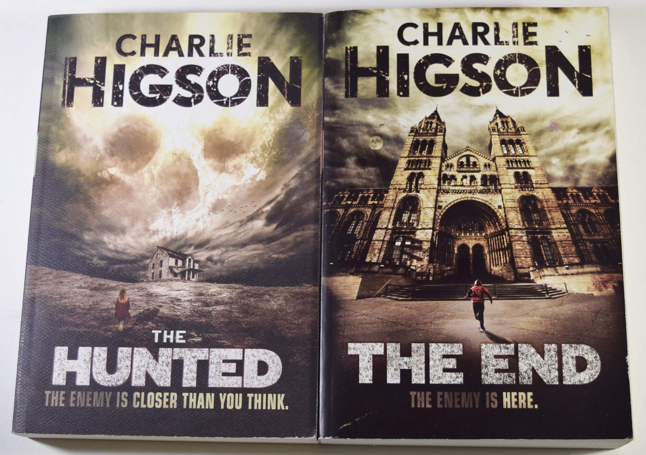 Inside page spread sample from an Enemy series paperback novel by Charlie Higson