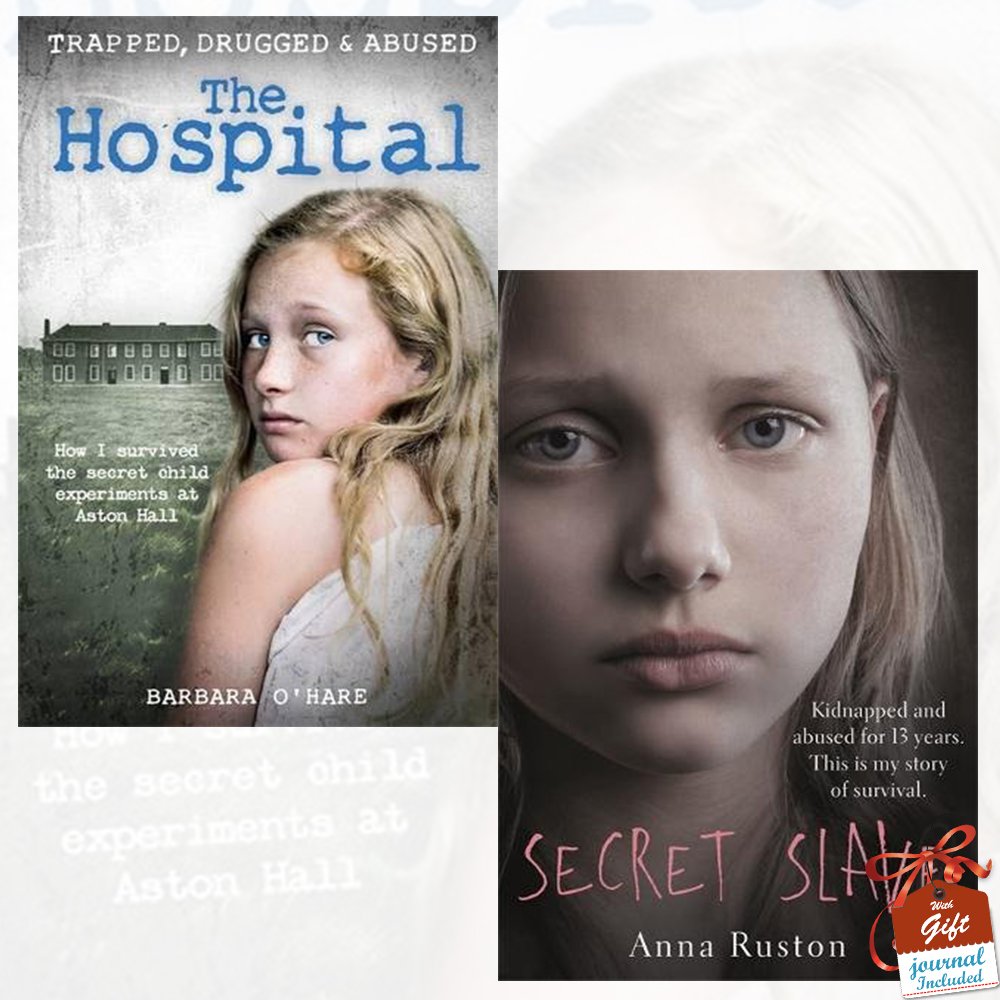 The Hospital and Secret Slave 2 books collection set paperback front cover by Barbara O'Hare and Anna Ruston