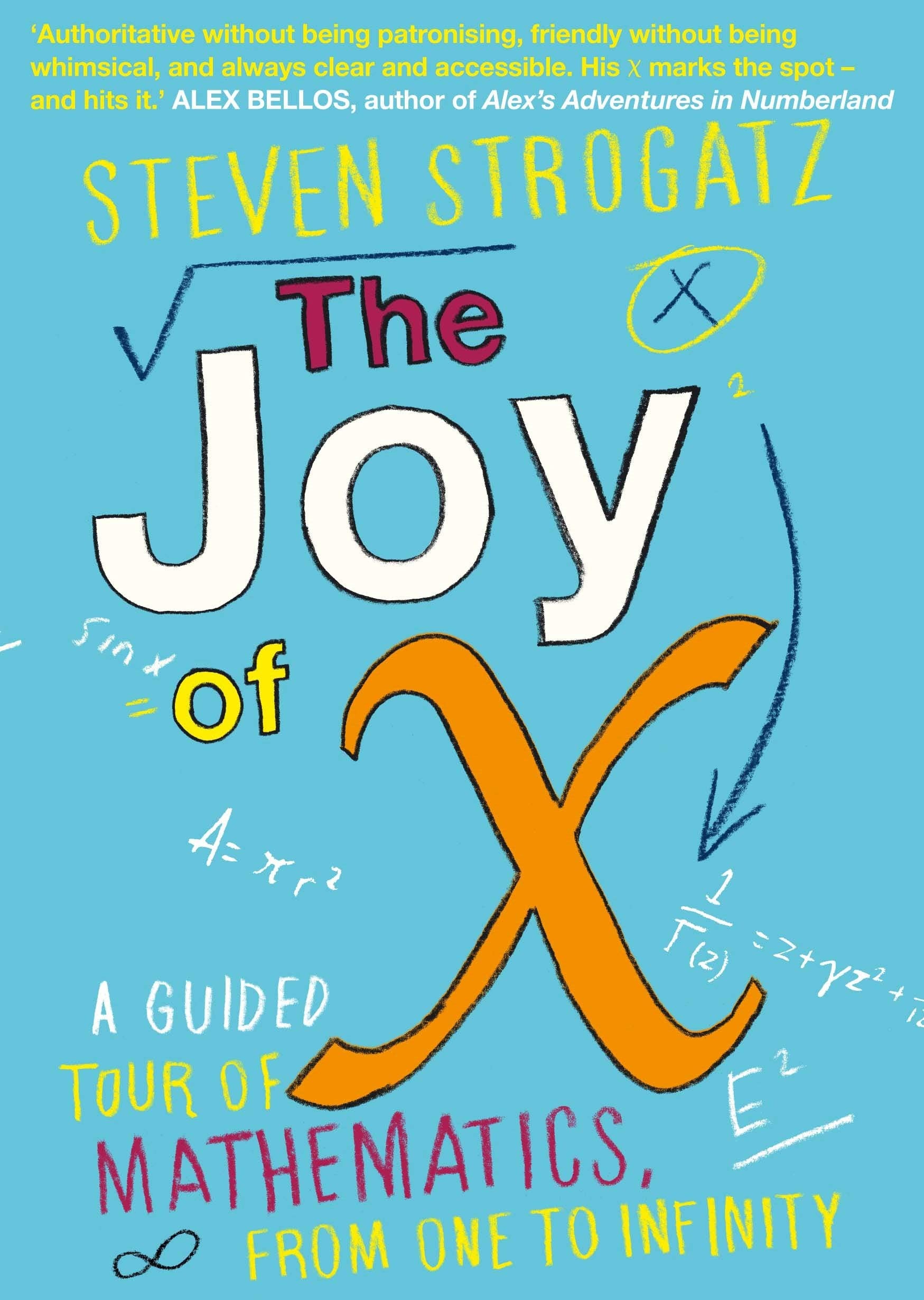 Infinite Powers by Steven Strogatz paperback front cover, The Story of Calculus book from the 2-book set