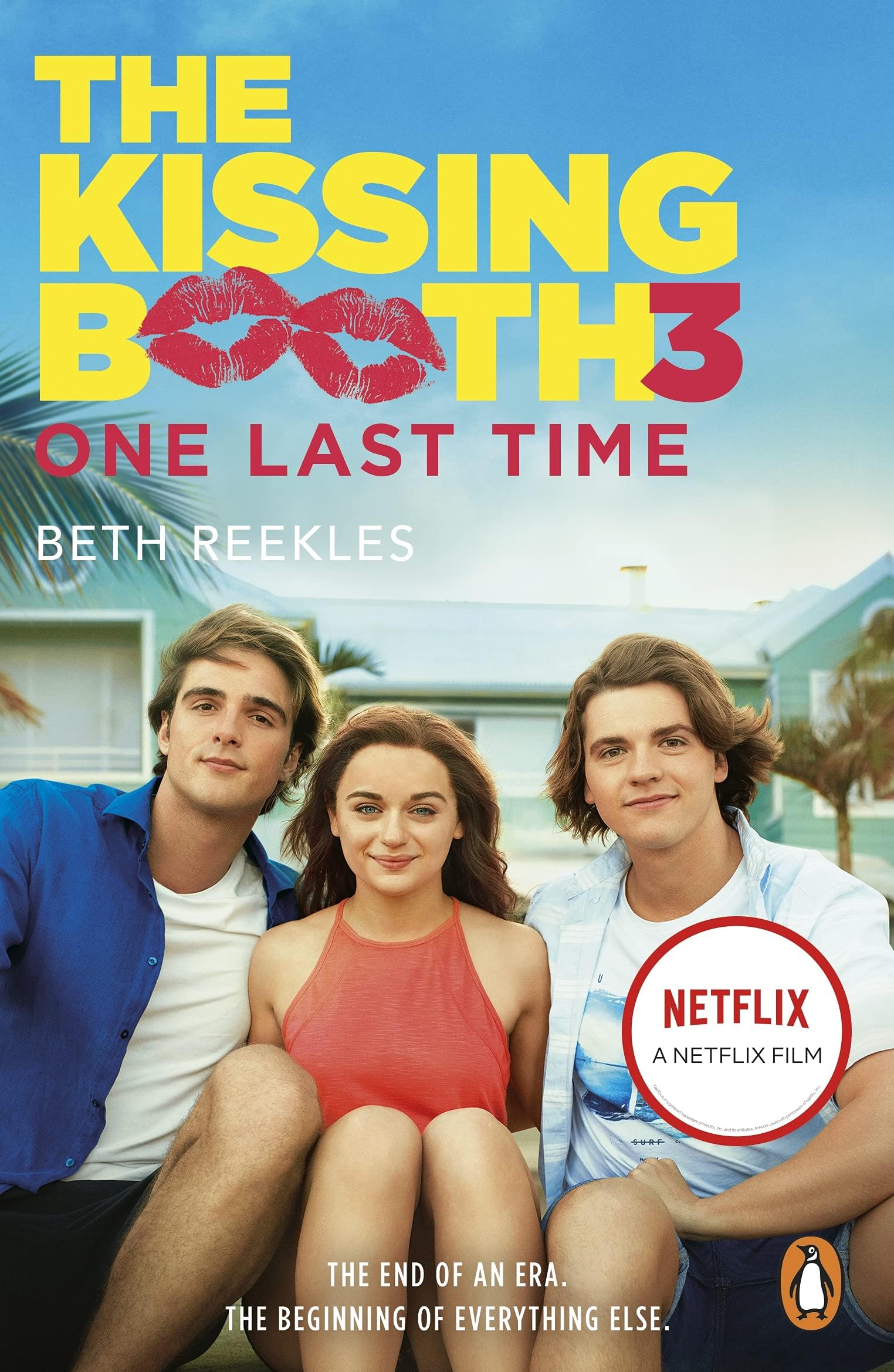 The Kissing Booth by Beth Reekles paperback - close-up of book cover artwork