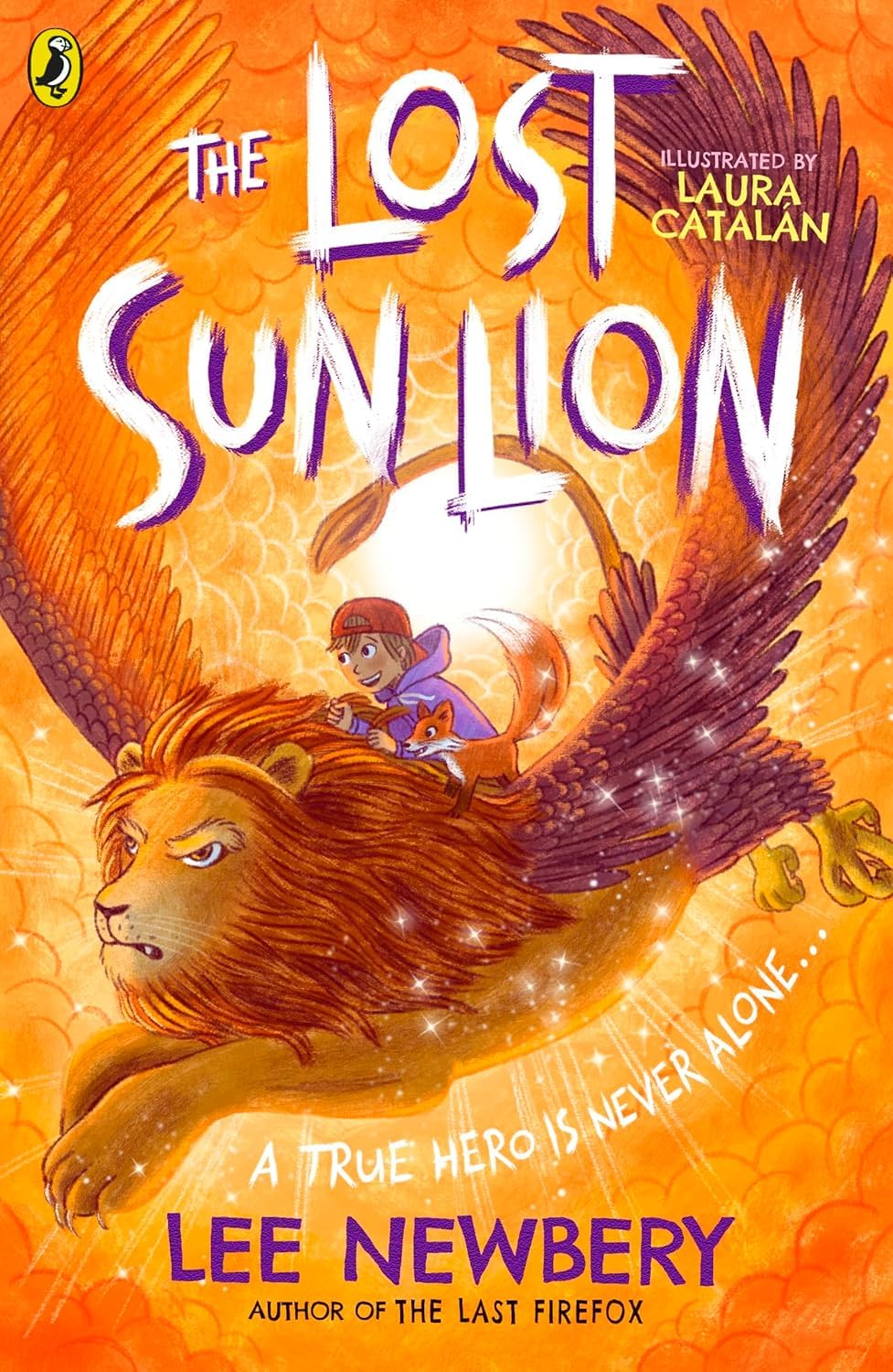 The Lost Sunlion paperback front cover, third book in the Last Firefox series by Lee Newbery